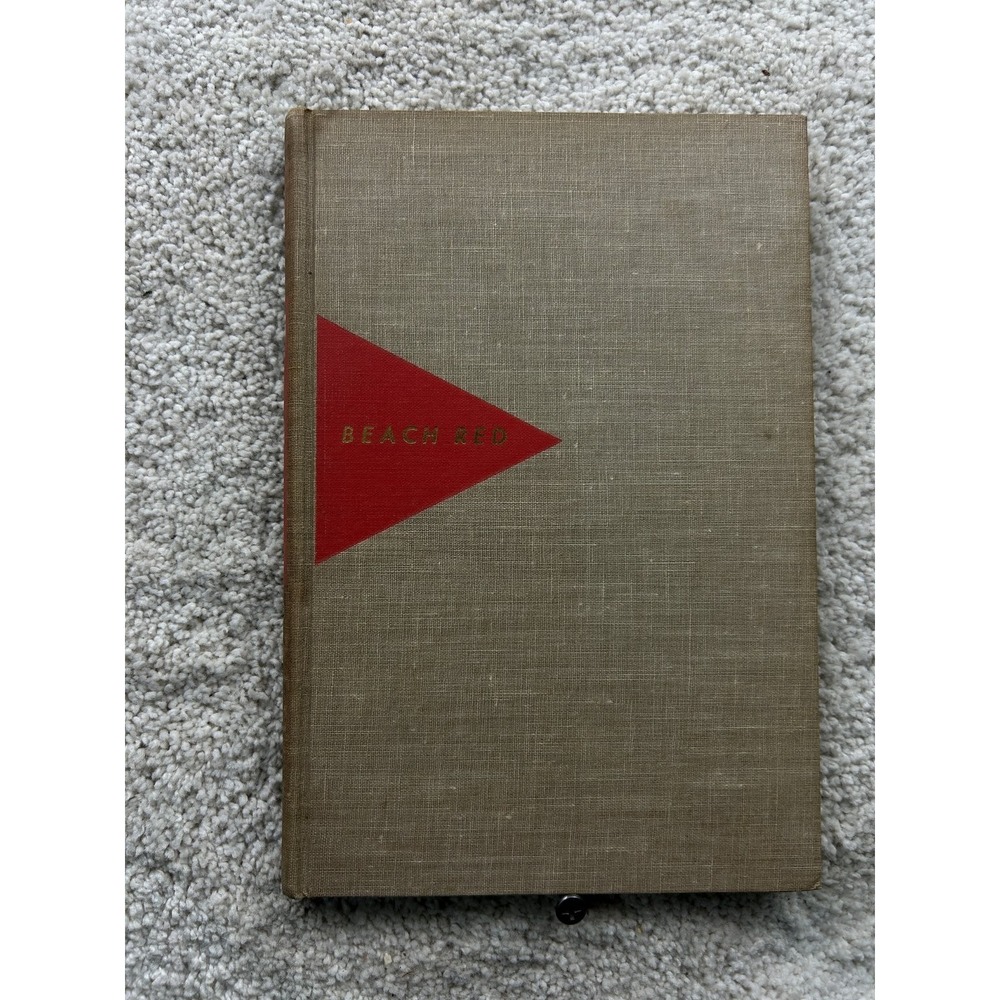 Beach Red Peter Bowman 1945 First Edition Wwii Novel Random House